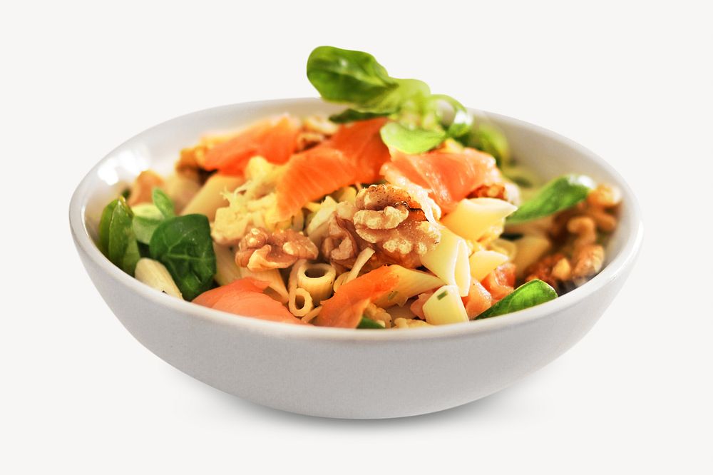 Healthy fusion pasta  isolated object