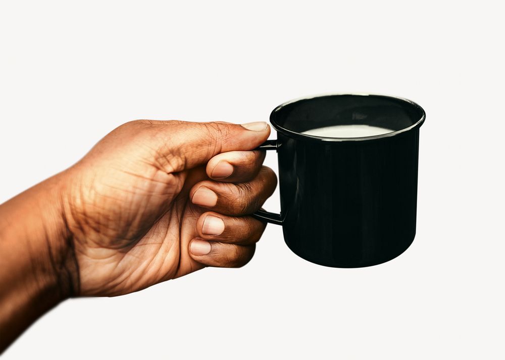 Tea mug image on white