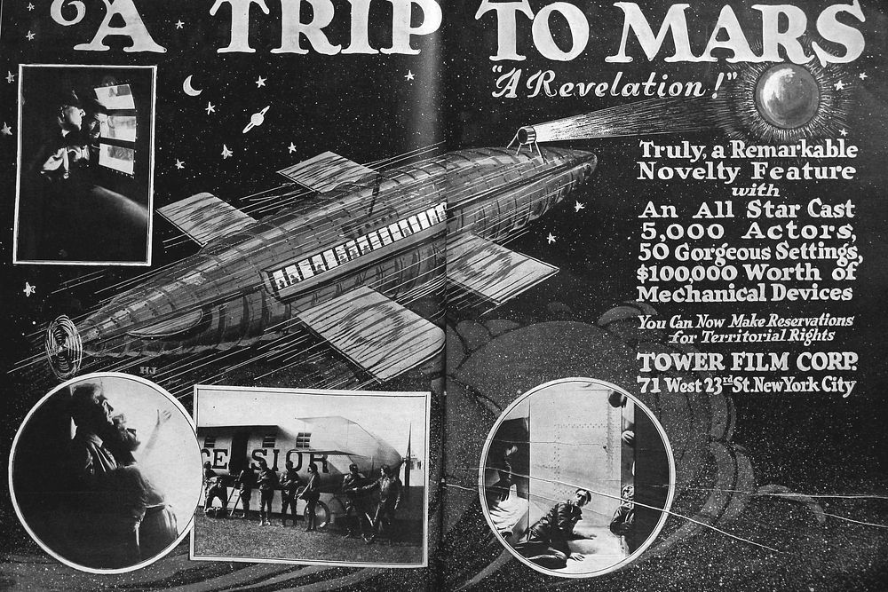 Advertisement for A Trip to Mars published in Motion Picture News 19 July 1920.