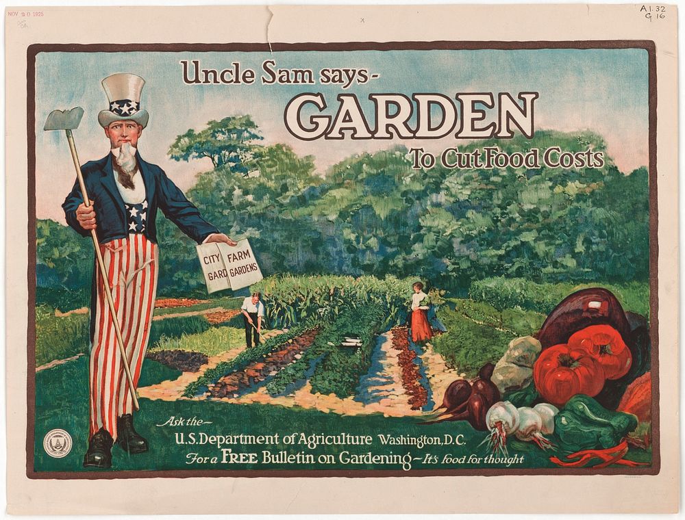 Uncle Sam Says, Garden to Cut Food Costs - NARA - 5711623 (page 1)