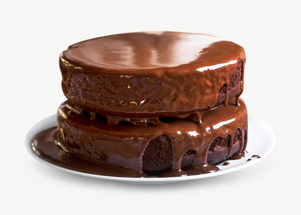 Chocolate cake graphic psd