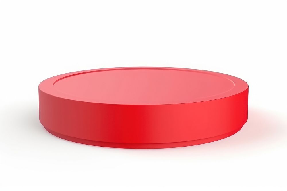 Circle red podium simplicity rectangle. AI generated Image by rawpixel.