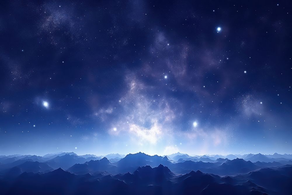 Night sky backgrounds landscape