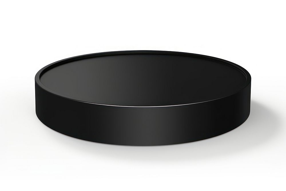 Circle black podium simplicity dishware. AI generated Image by rawpixel.