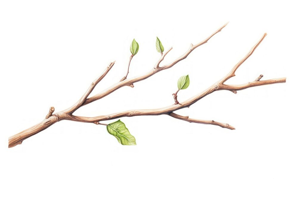 Branch plant leaf tree. AI generated Image by rawpixel.