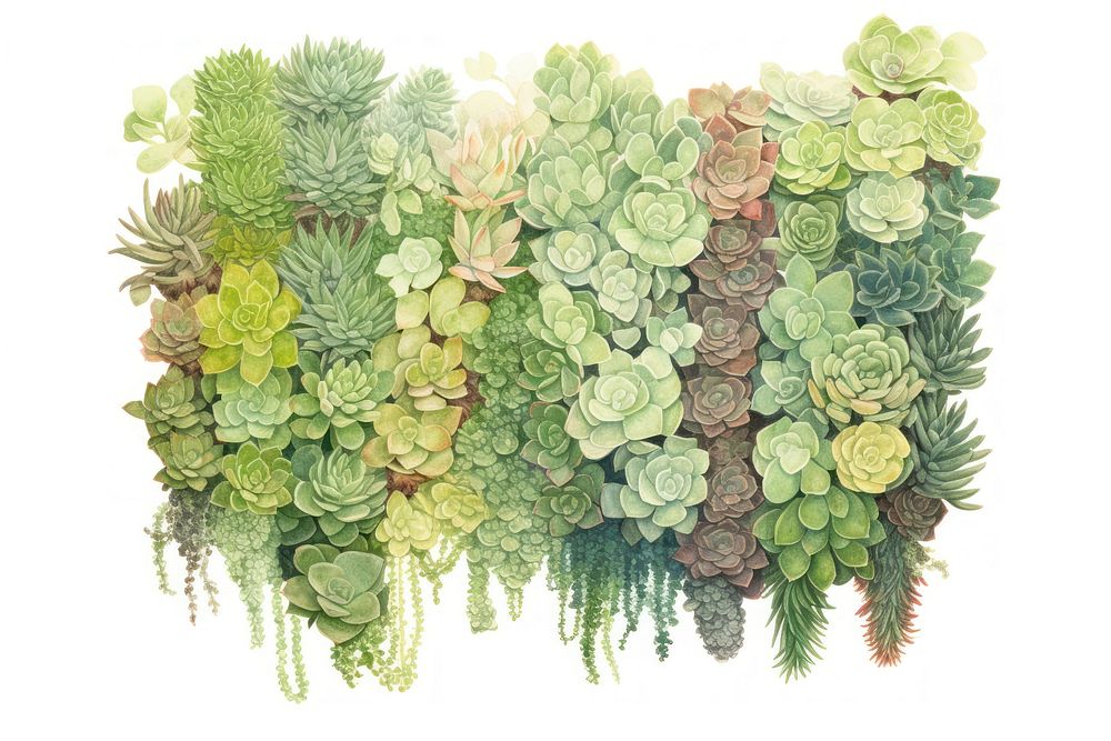 Vertical garden backgrounds plant green. AI generated Image by rawpixel.