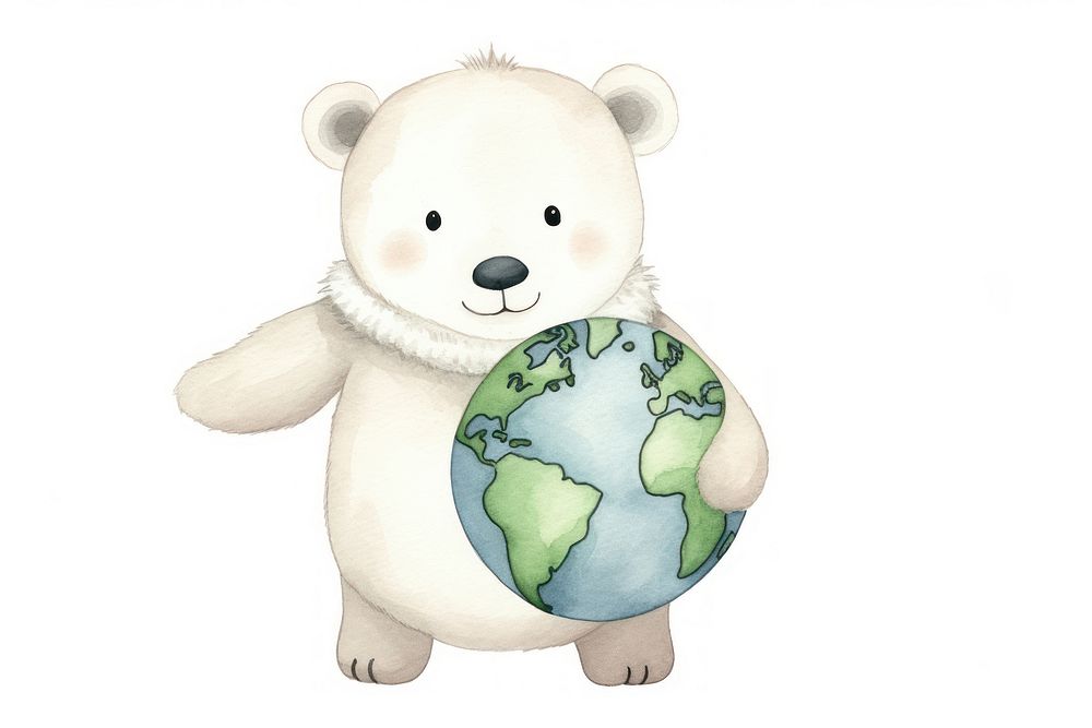 Cartoon planet globe cute. AI generated Image by rawpixel.