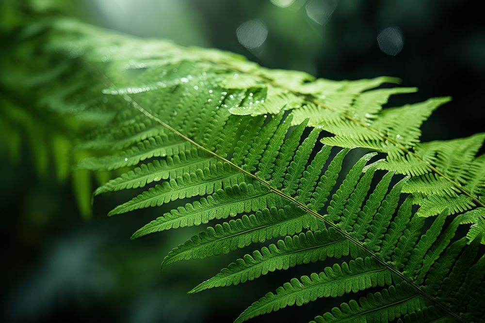 Ferns leaf plant green. AI generated Image by rawpixel.
