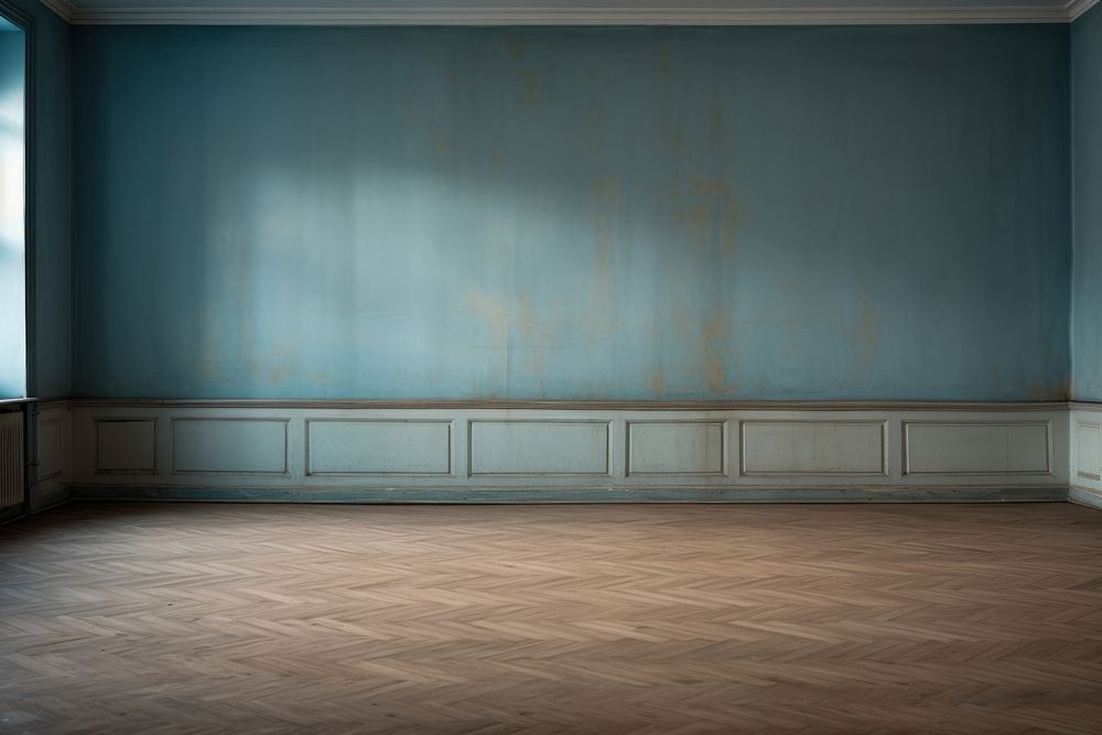 Gost empty room flooring architecture backgrounds. AI generated Image by rawpixel.