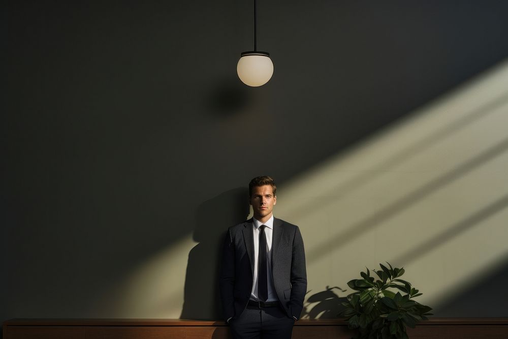 A company CEO portrait lighting adult. AI generated Image by rawpixel.