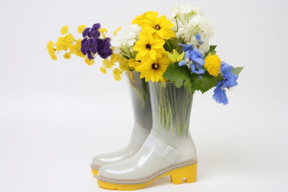 Flower sunflower footwear plant. AI generated Image by rawpixel.