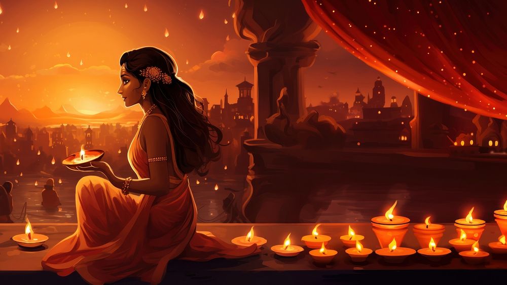 Diwali adult contemplation spirituality.  