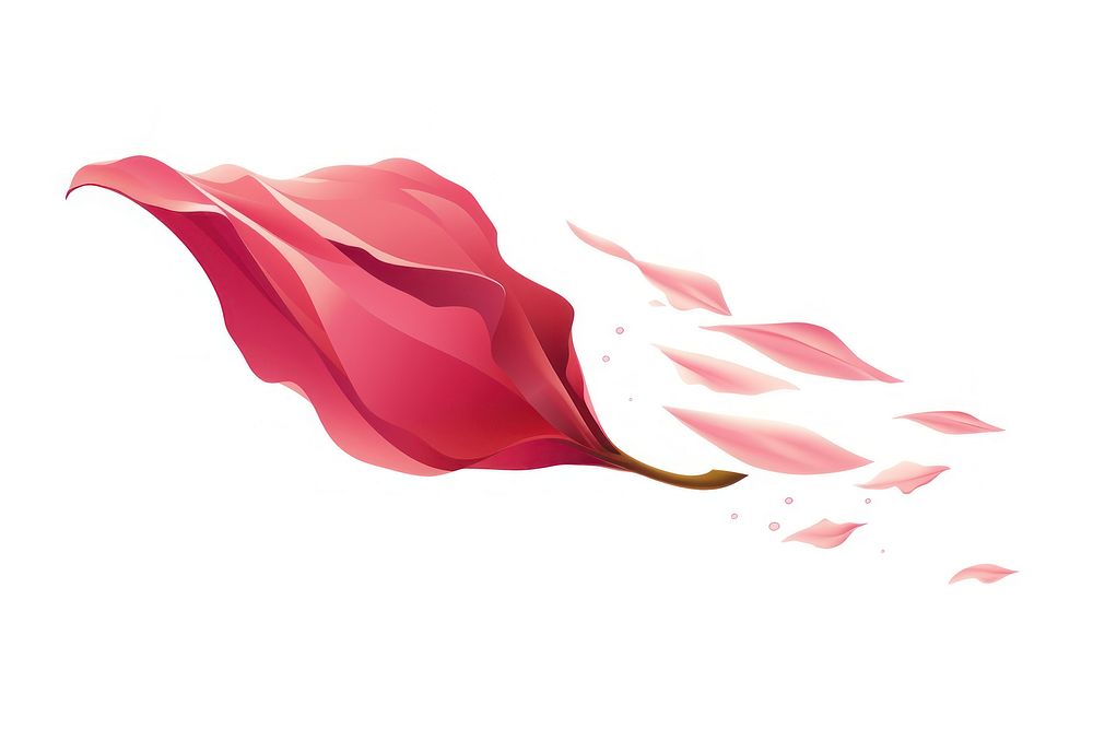 Rose petal fragility graphics flowing. AI generated Image by rawpixel.