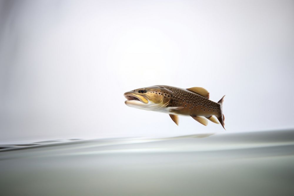 Trout swimming animal fish. AI generated Image by rawpixel.