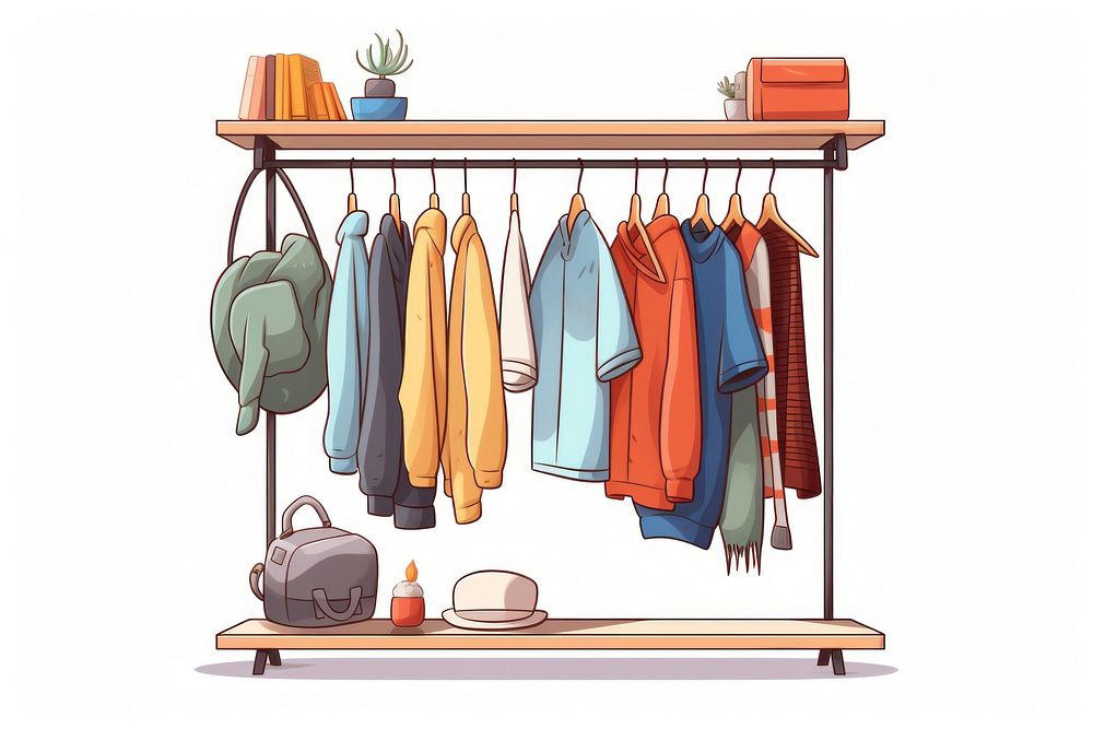 Clothes furniture closet room. AI generated Image by rawpixel.
