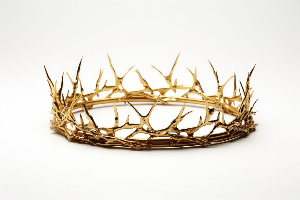 Crown jewelry gold accessories. AI generated Image by rawpixel.