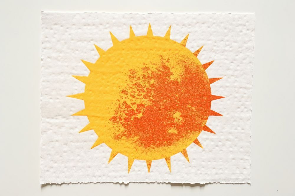 Paper sun creativity rectangle. AI generated Image by rawpixel.