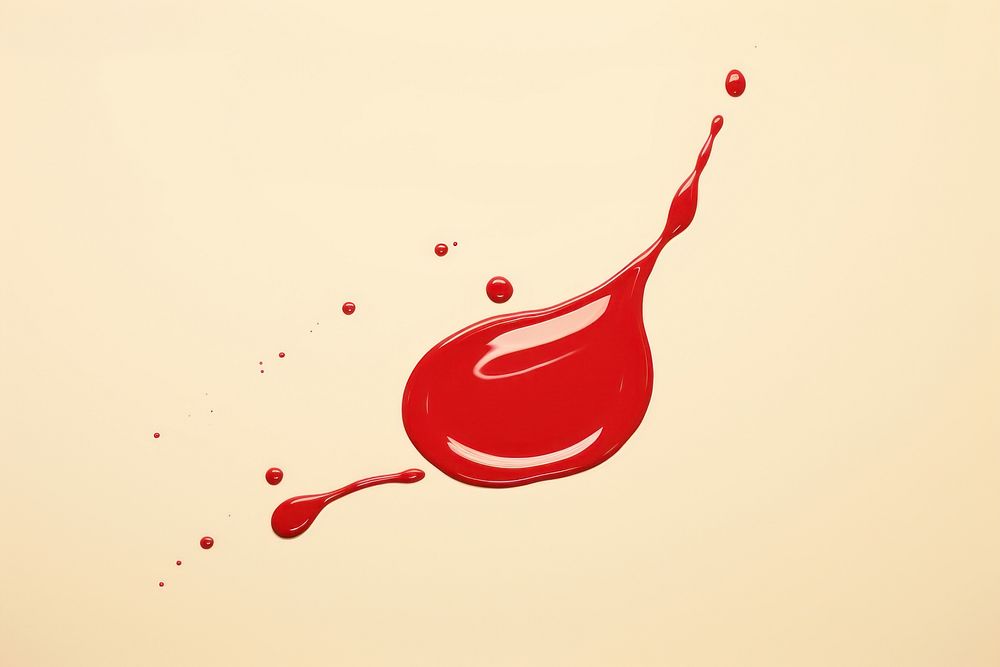 Drop red refreshment splattered. AI generated Image by rawpixel.