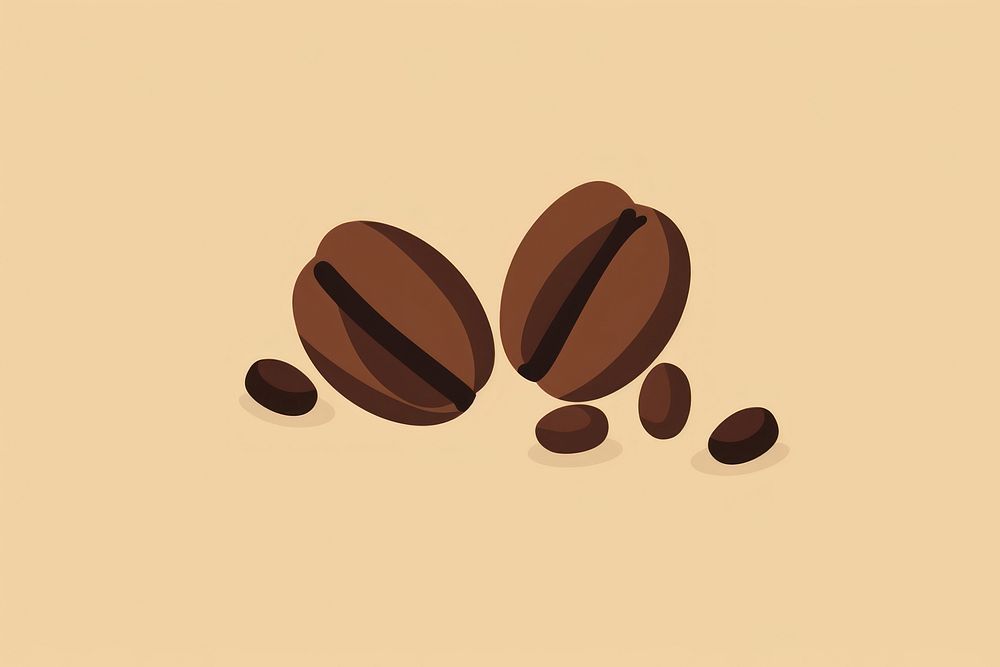 Coffee beans refreshment freshness vegetable. AI generated Image by rawpixel.