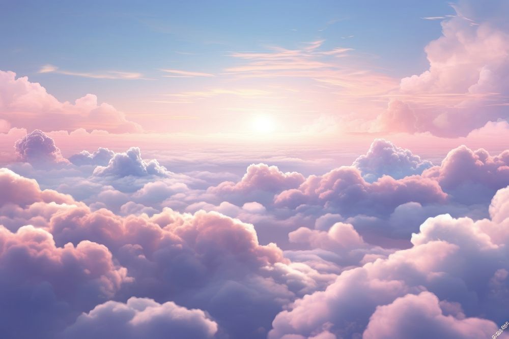 Cloud sky backgrounds sunlight