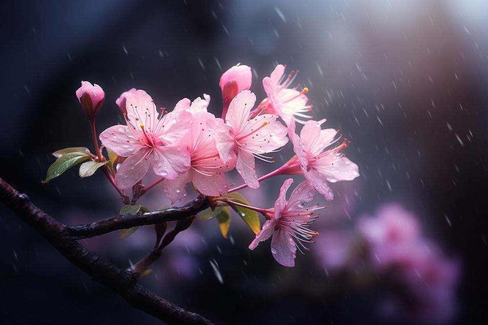 Spring flower outdoors blossom nature. AI generated Image by rawpixel.