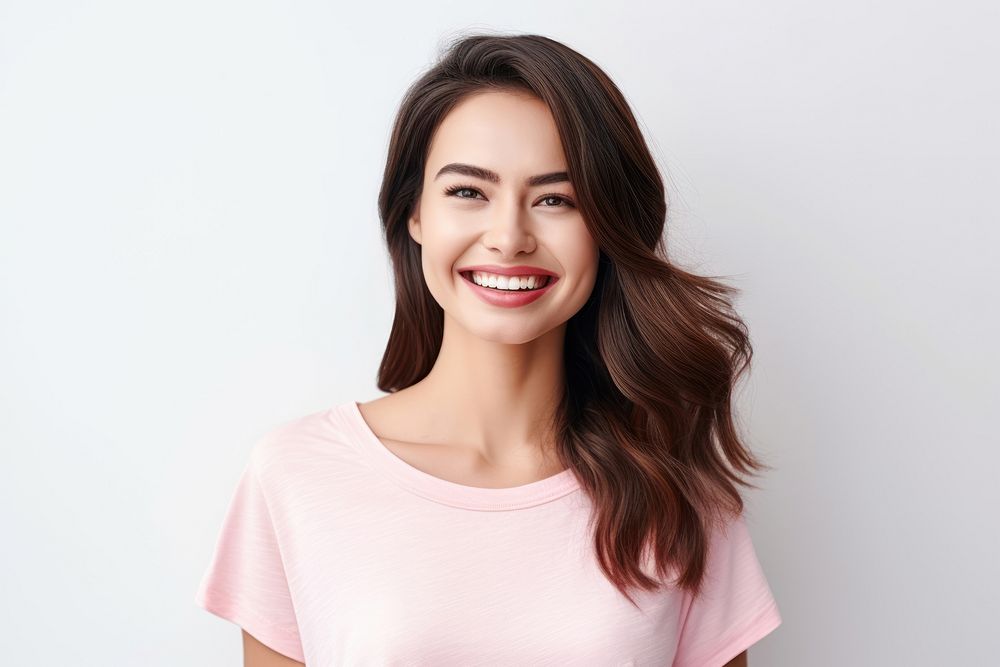 Woman portrait smiling teeth. AI generated Image by rawpixel.