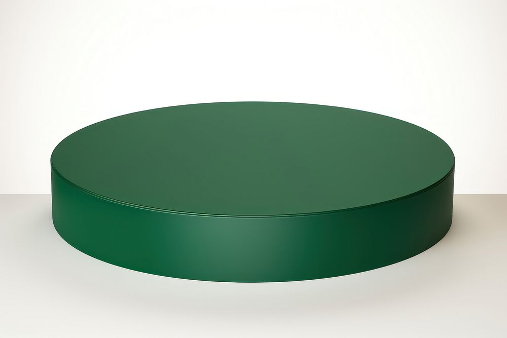 Circle dark green podium stand table simplicity. AI generated Image by rawpixel.