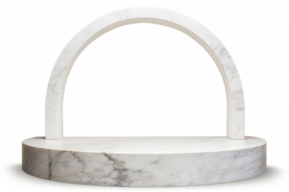 Circle marble podium stand architecture sculpture. AI generated Image by rawpixel.