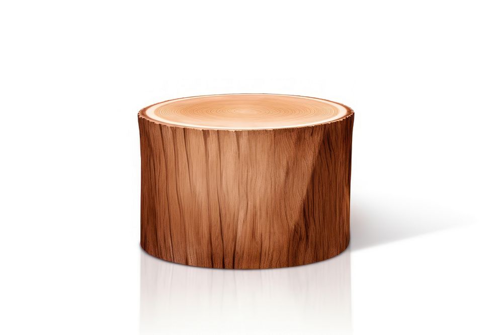 Wood furniture cylinder circle. 