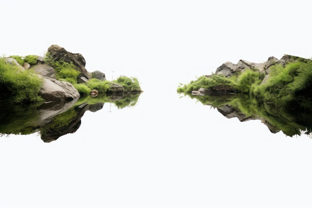 Outdoors nature river water outdoors plant algae. AI generated Image by rawpixel.