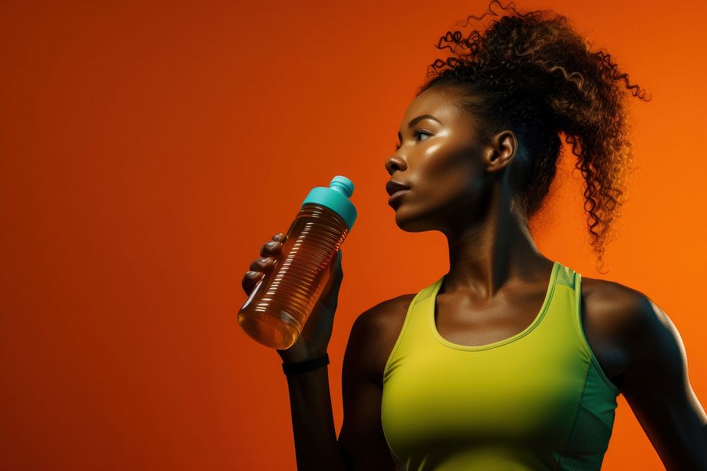 Bottle sports adult woman. AI generated Image by rawpixel.