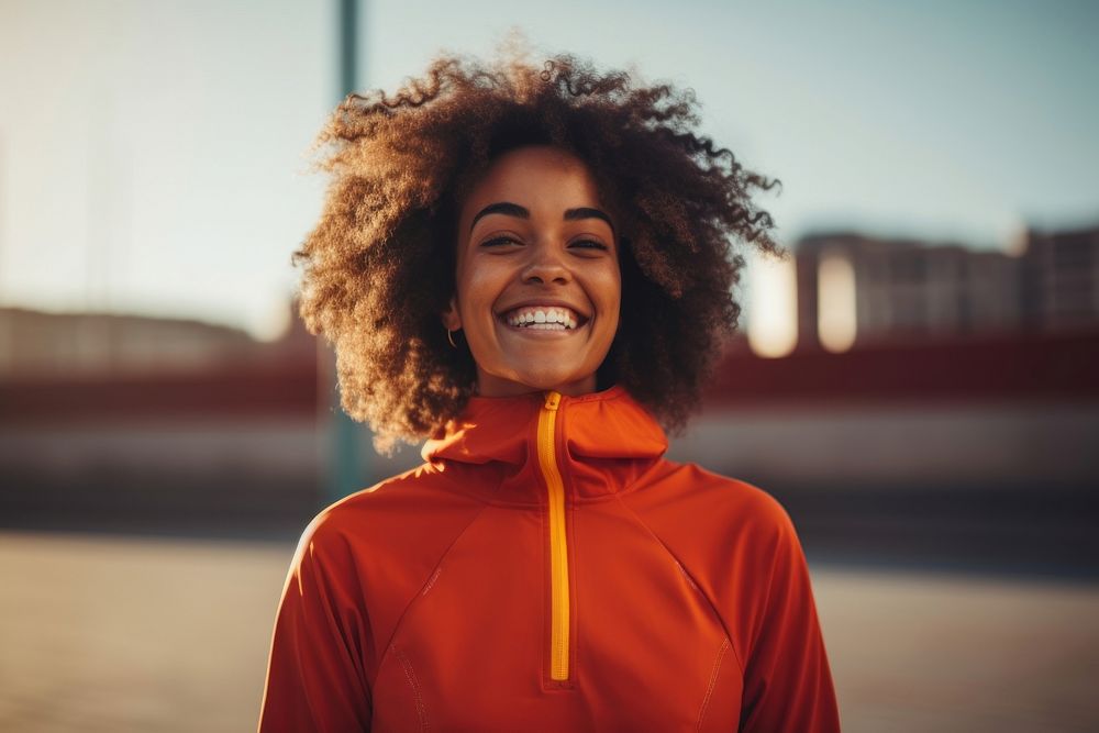 Sports adult smile woman. AI generated Image by rawpixel.