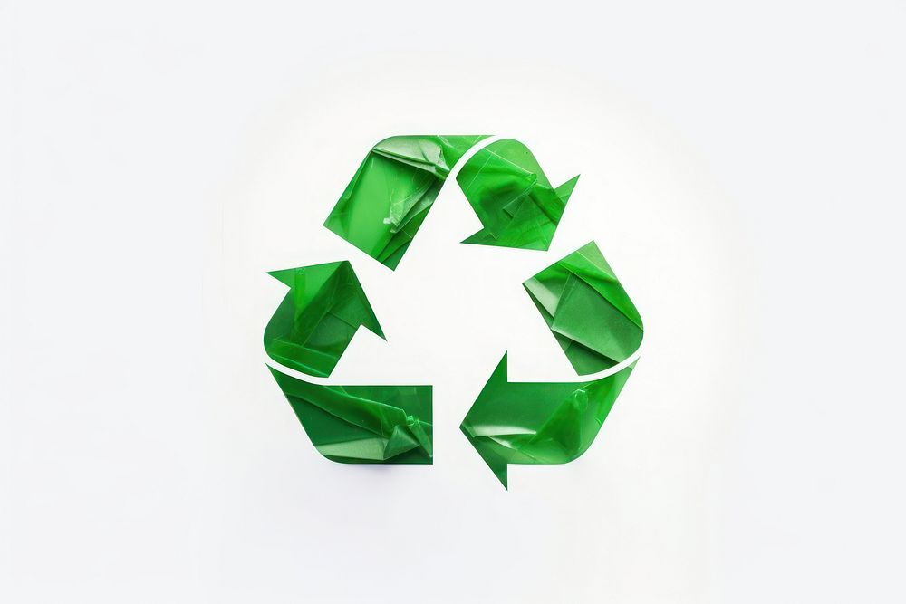 Recycle icon white background recycling circle. AI generated Image by rawpixel.