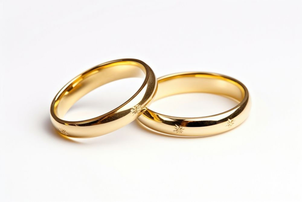 Rings gold jewelry diamond. AI generated Image by rawpixel.