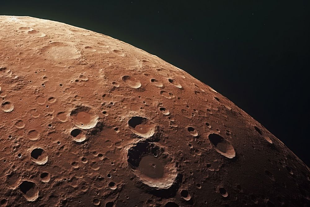 Moon astronomy outdoors nature. AI generated Image by rawpixel.