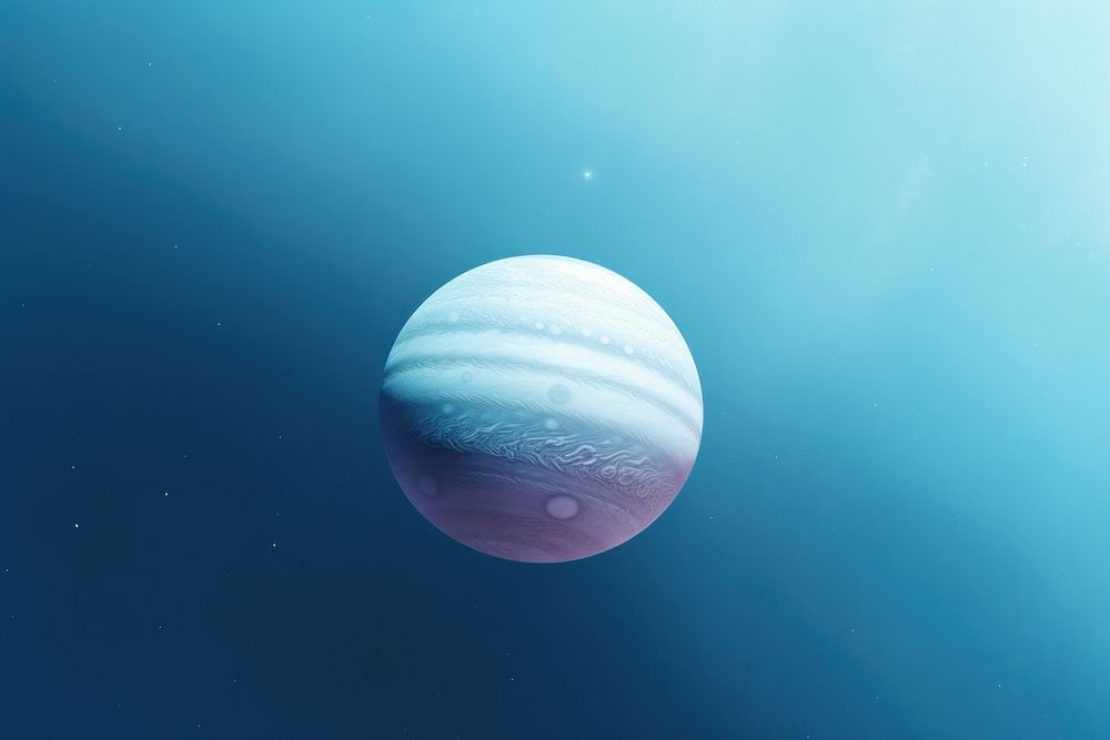 Neptune astronomy outdoors nature. AI generated Image by rawpixel.
