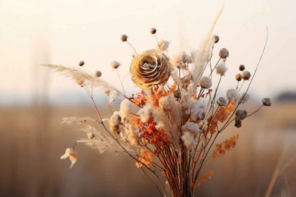 Autumn flower outdoors nature. 