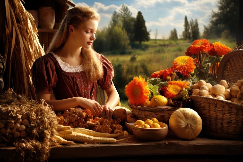 Autumn bread food thanksgiving. 