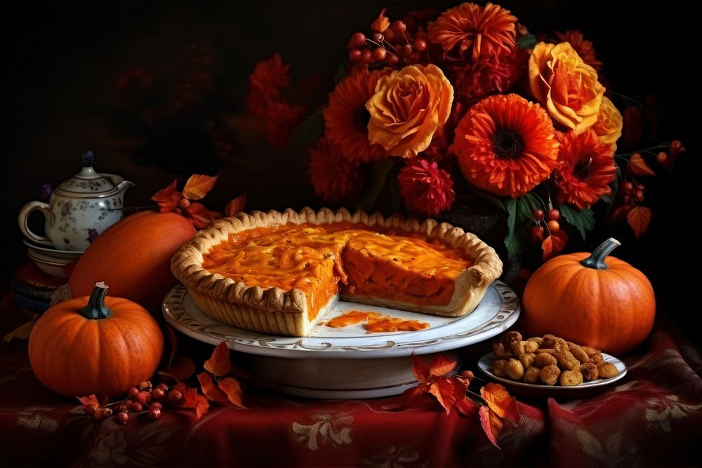 Autumn vegetable dessert pumpkin. AI generated Image by rawpixel.