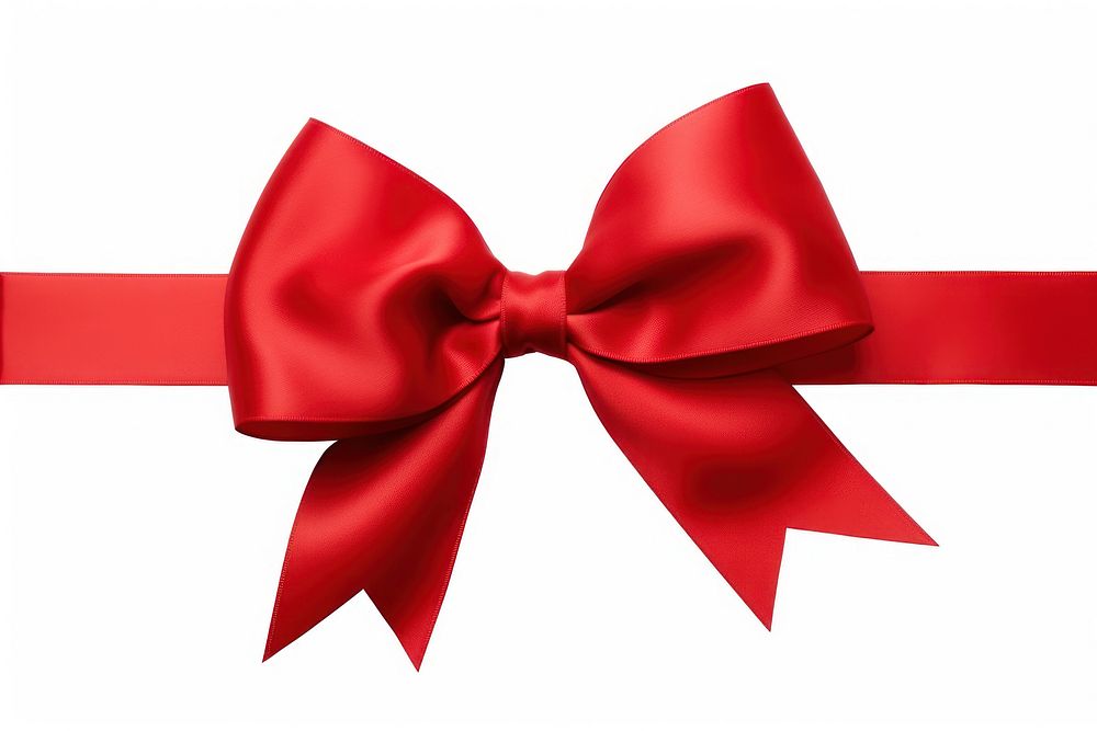 Bow gift red celebration. AI generated Image by rawpixel.