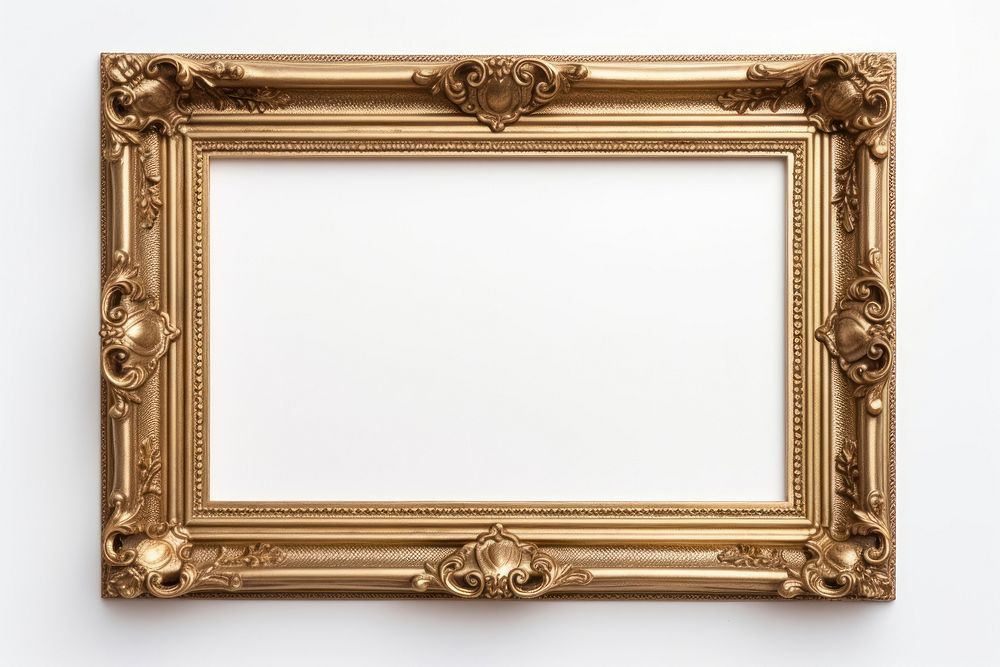 Gold Frame backgrounds frame photo. AI generated Image by rawpixel.