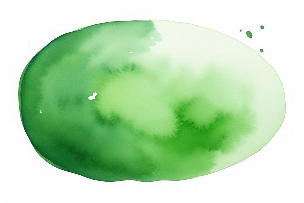 Green blob jade white background accessories. AI generated Image by rawpixel.