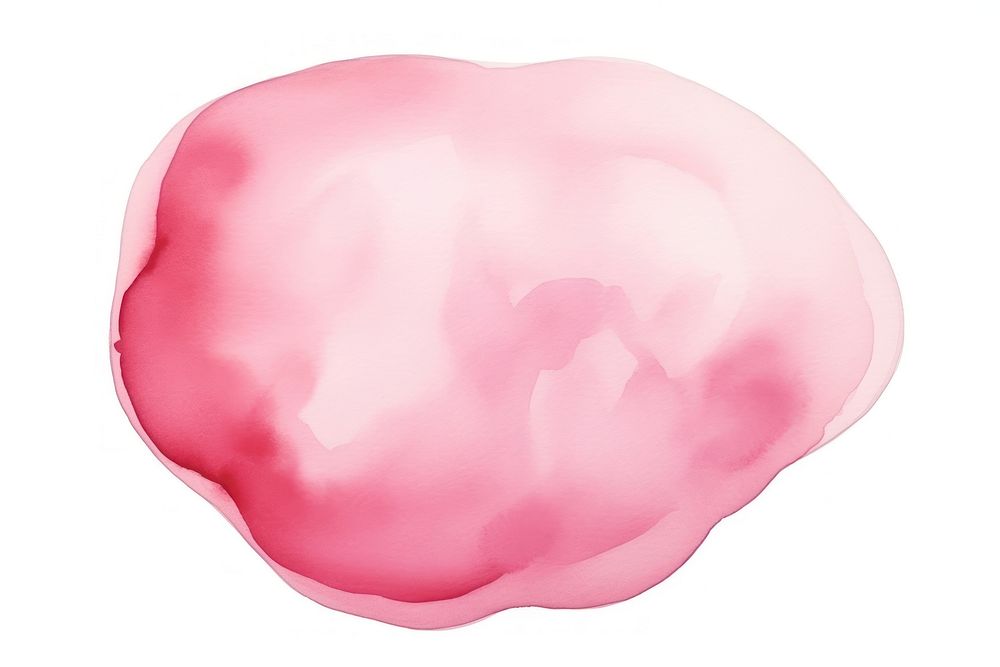 Pink blob petal white background dishware. AI generated Image by rawpixel.