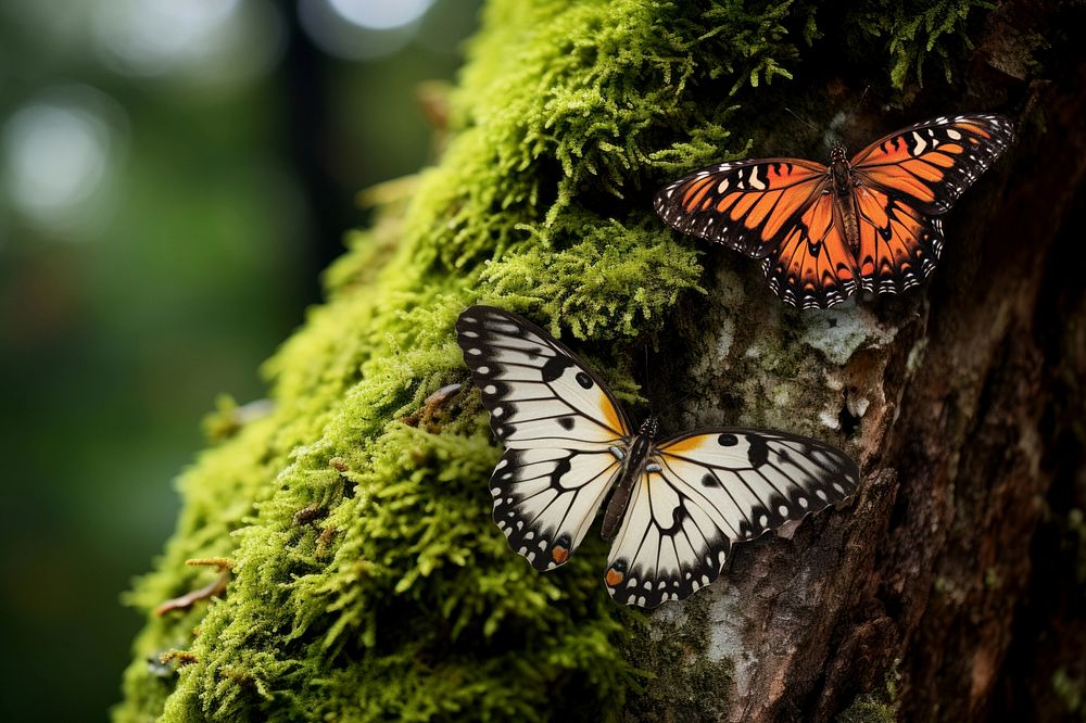 Butterflies animal wildlife nature remix