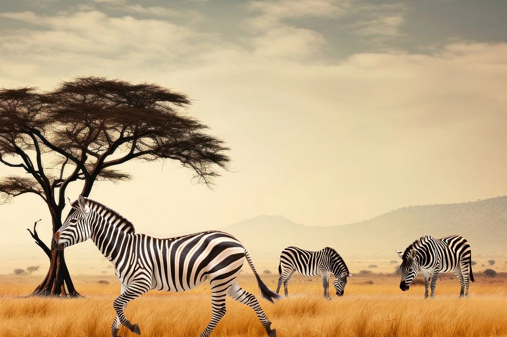 Zebra animal wildlife nature remix