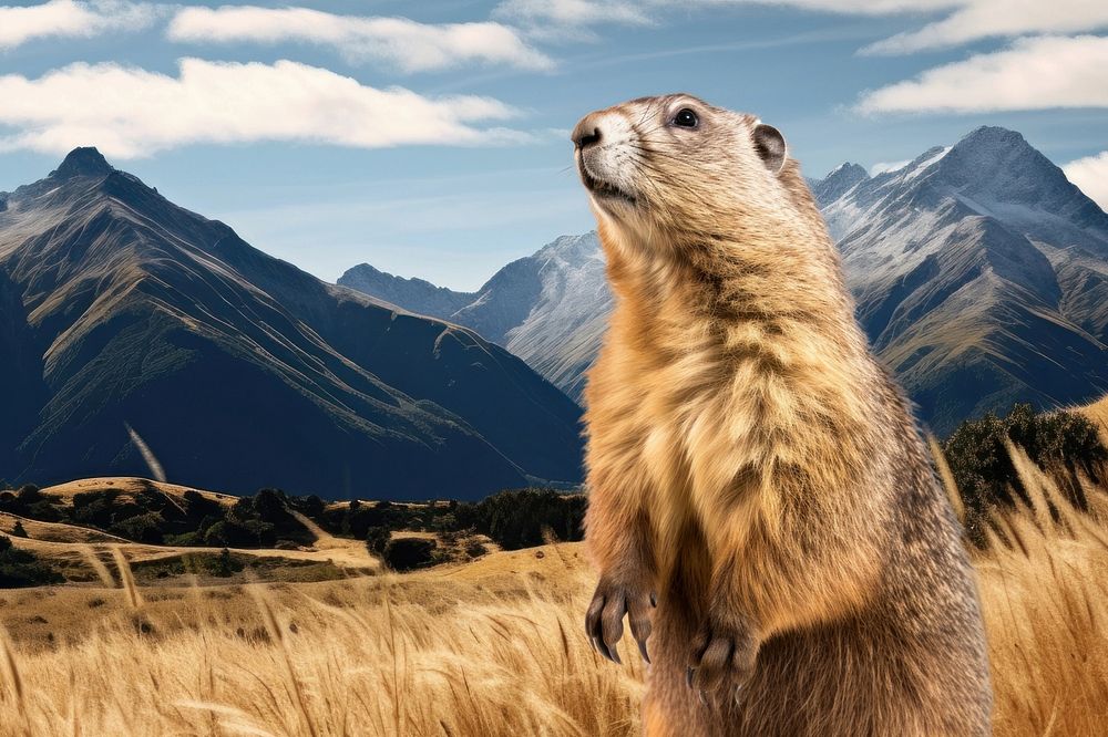 Himalayan Marmot animal wildlife nature | Premium Photo - rawpixel