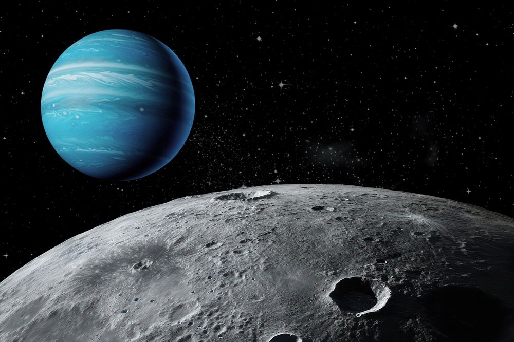 Neptune astronomy space remix