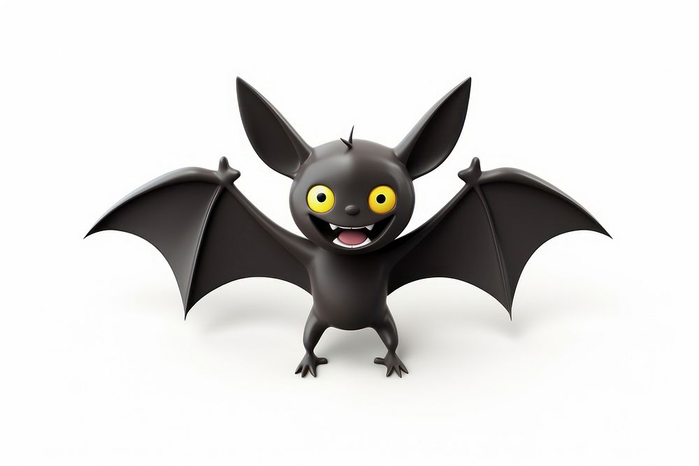 Halloween bat cartoon animal mammal. AI generated Image by rawpixel.