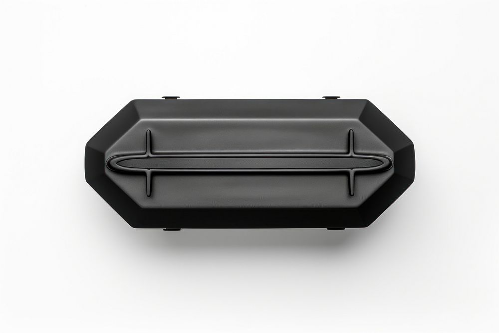 Black Cartoon coffin white background rectangle jacuzzi. AI generated Image by rawpixel.