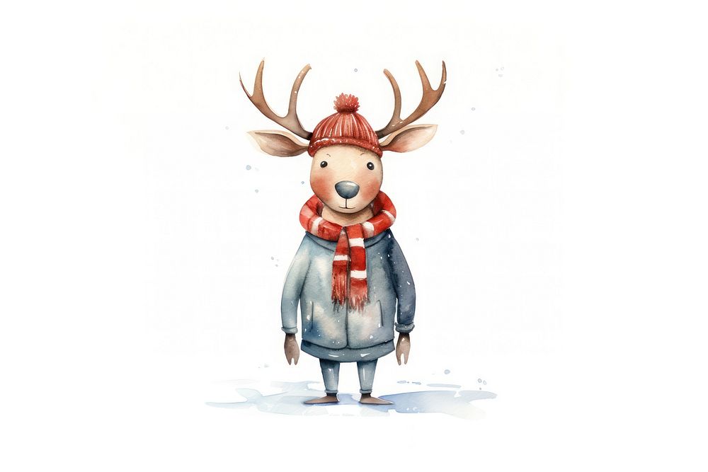 Figurine animal winter nature. AI generated Image by rawpixel.